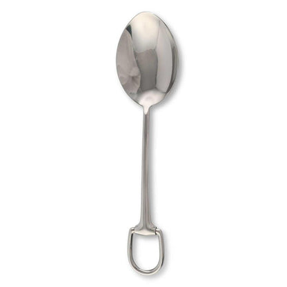 Stirrup Serving Spoon - Stainless Steel Matte Silver by Vagabond House 1