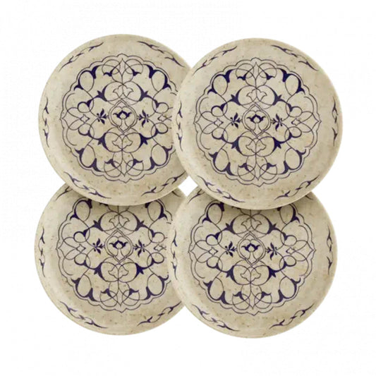 Stone Canape Plates Set of 4 by Mottahedeh