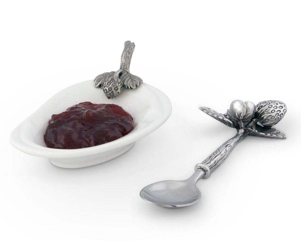 Strawberry Jam Server / Spoon Rest by Vagabond House 1