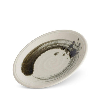 Sumi Brush Dinner Plate by L'Objet 1