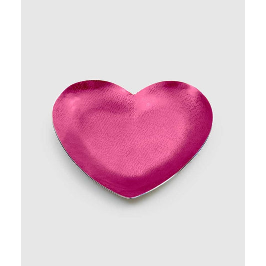 Symphony Pink Orchid Heart Tray by Mary Jurek Design 