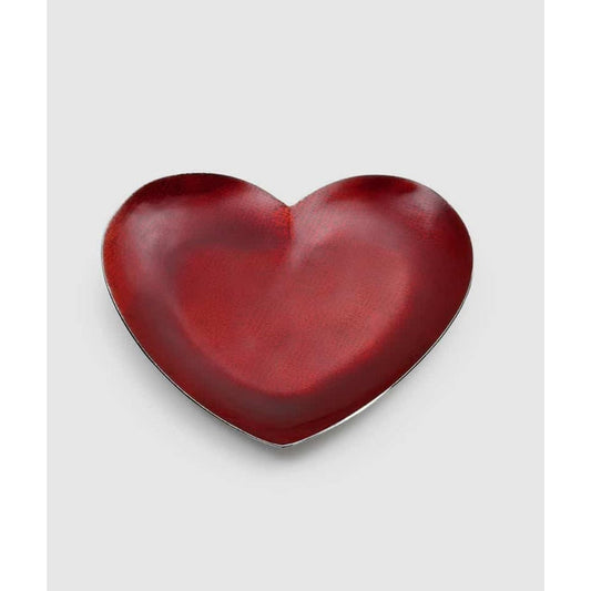 Symphony Scarlet Red Heart Tray 7" by Mary Jurek Design 