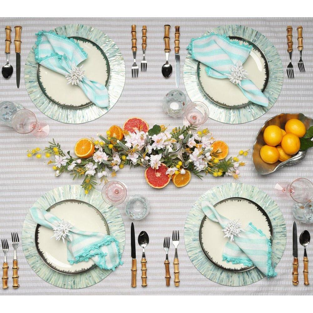 Tahiti Placemat - Set of 4 Periwinkle by Kim Seybert 8