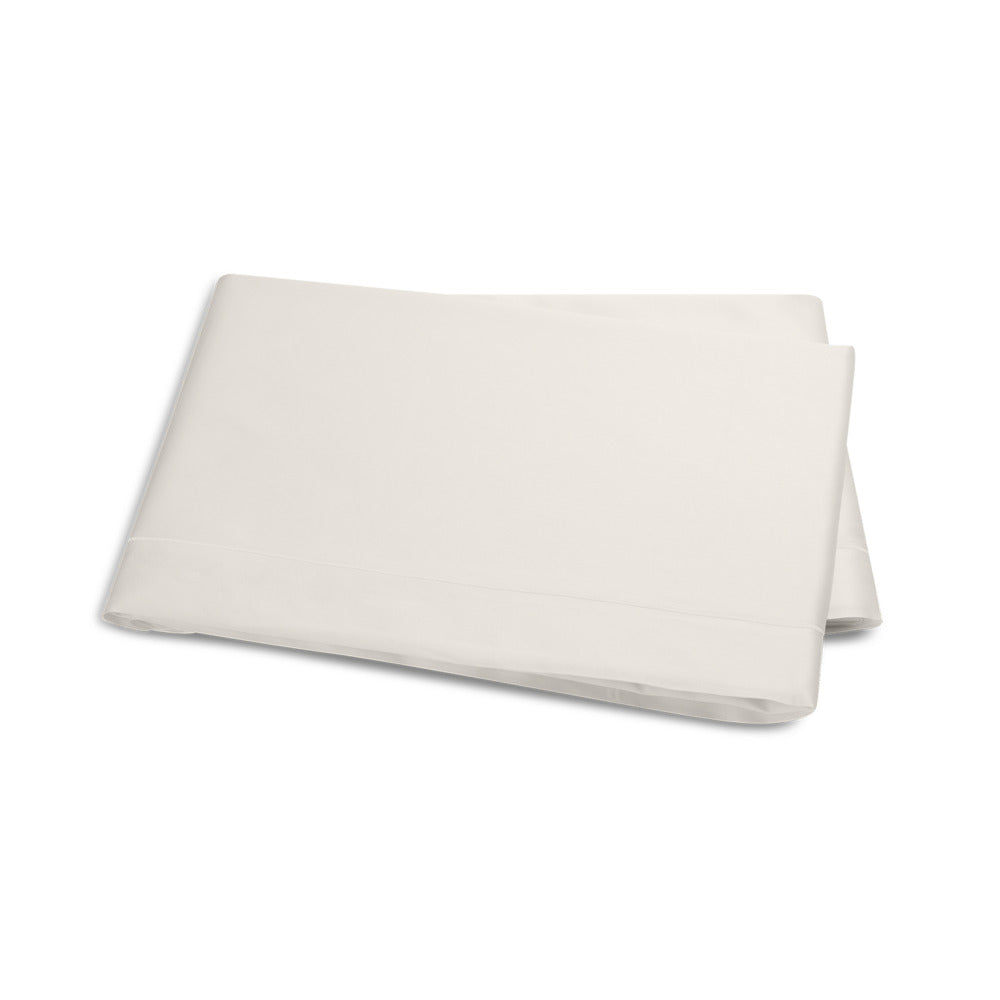 Talita Satin Stitch Flat Sheet Bone 