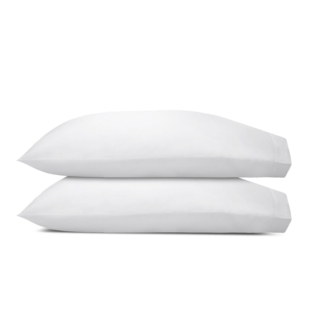 Talita Satin Stitch Pillowcase Pair White 