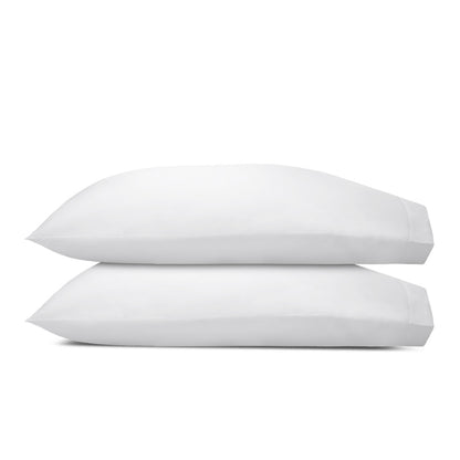 Talita Satin Stitch Pillowcase Pair White 