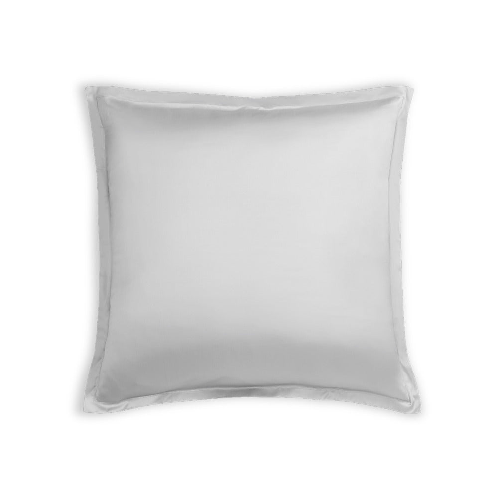 Talita Satin Stitch Sham Silver Euro 