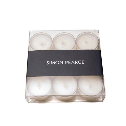 Tealights, Set of 9 by Simon Pearce 