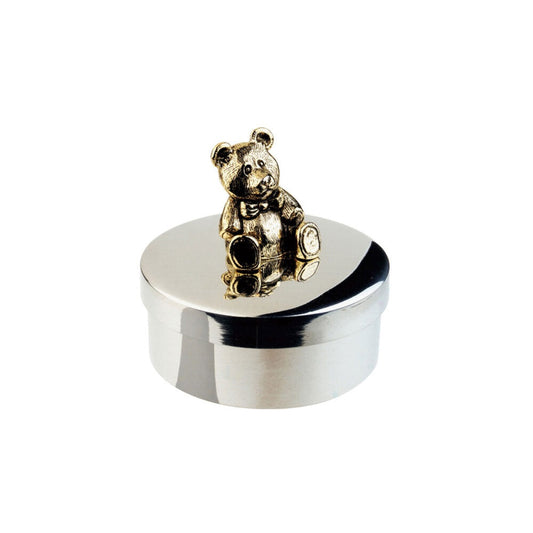 Teddy Keepsake Box by Salisbury Pewter 
