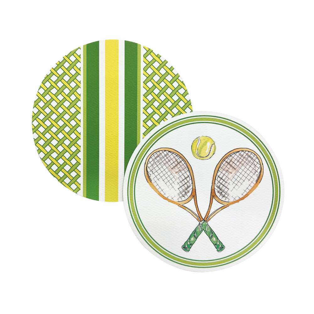 Tennis Racquet Beaded Coaster Set by Mariposa Additional Image 2