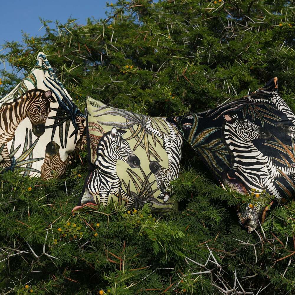 Thanda Stripe Pillow by Ngala Trading Company Additional Image - 3