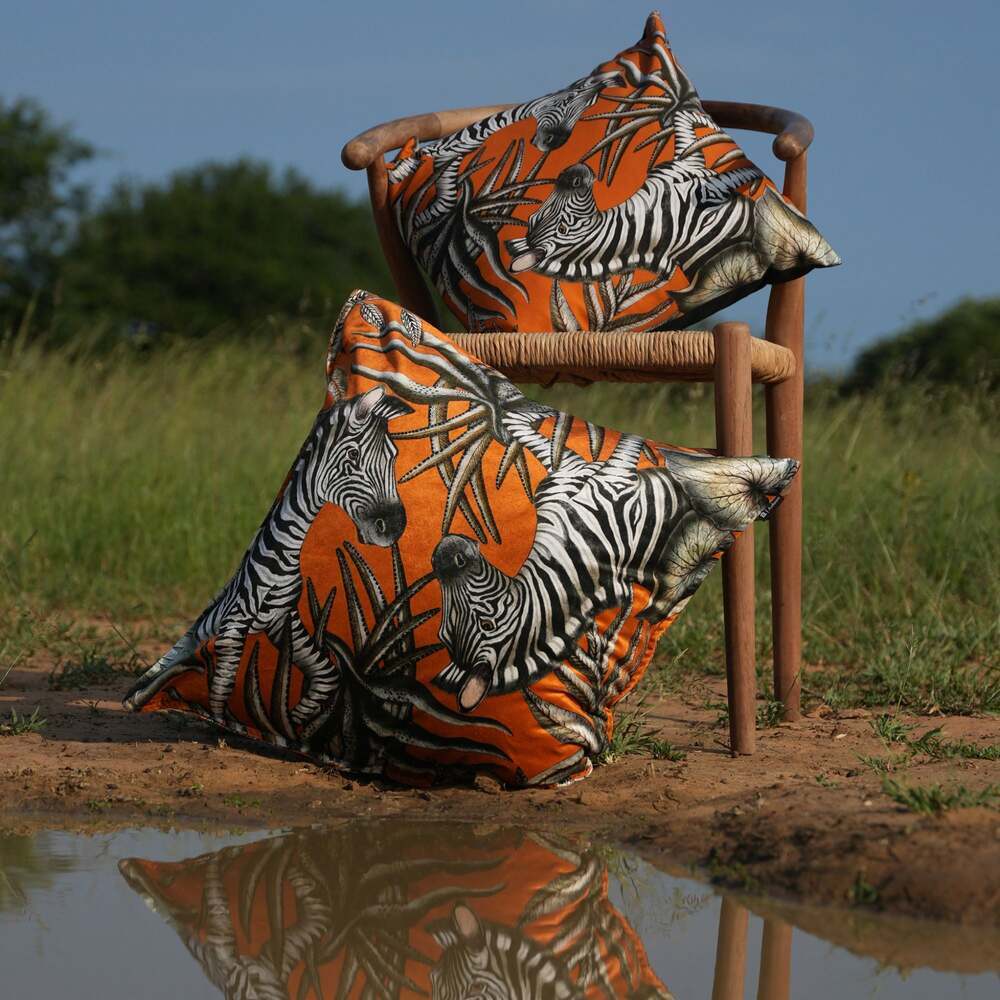 Thanda Stripe Pillow by Ngala Trading Company Additional Image - 7