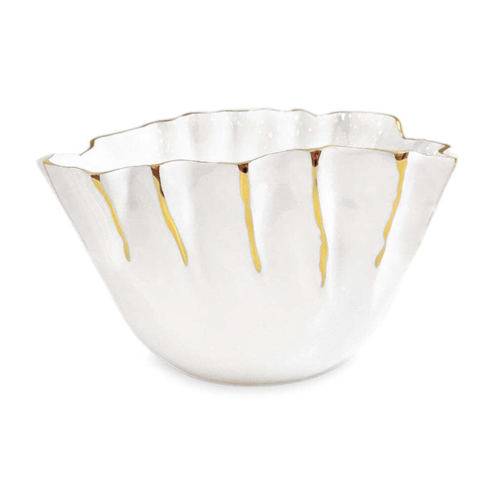 Thanni Mystic Ice Bucket - White & Gold by Beatriz Ball 1