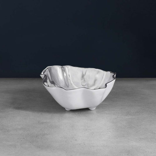 Thanni Onyx Small Bowl - White & Silver by Beatriz Ball 