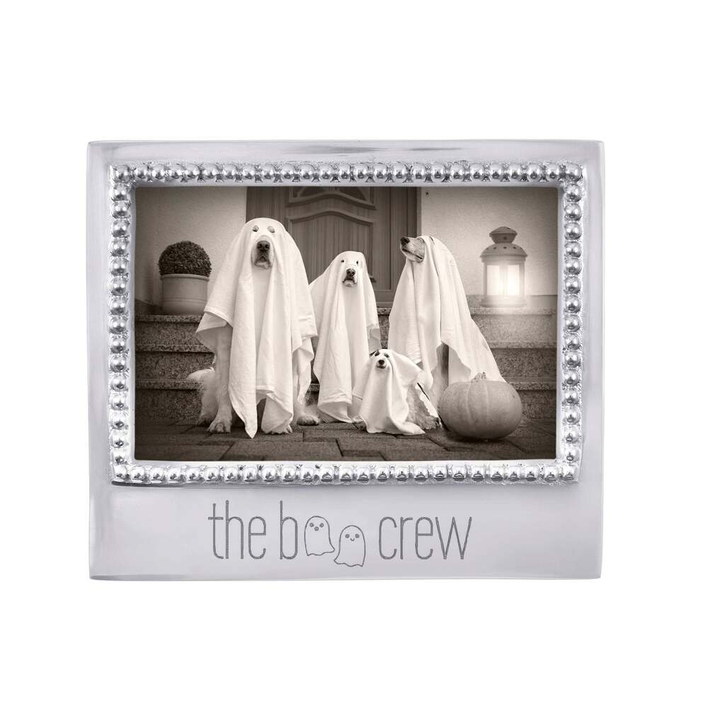 The Boo Crew Ghost Beaded 4" x 6" Frame by Mariposa