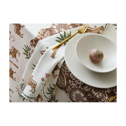 Tiger Palm Tablecloth Tigereye 2