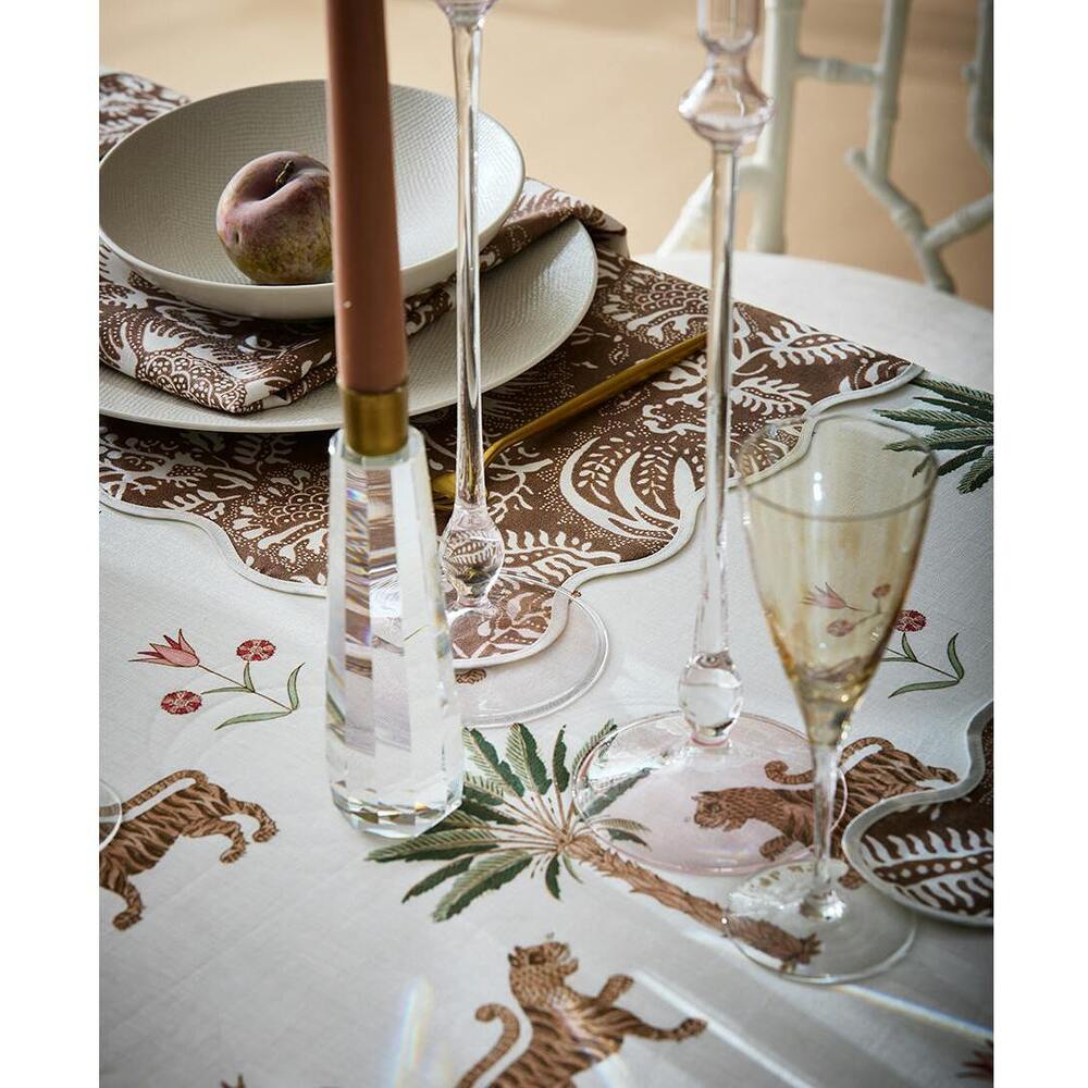 Tiger Palm Tablecloth Tigereye 6