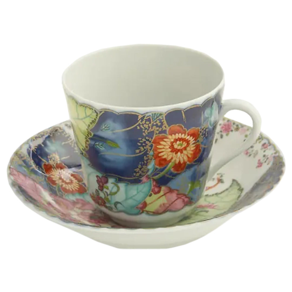 Tobacco Leaf Tea Cup & Saucer by Mottahedeh Additional Image -1