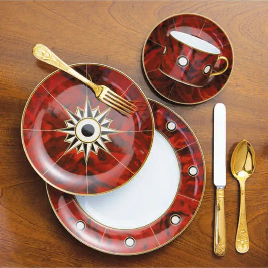 Tortoise 4 Piece Place Setting by Mottahedeh