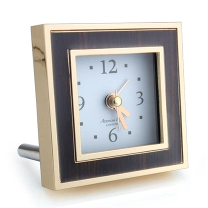 Toscana Midnight Square Silent Alarm Clock by Addison Ross