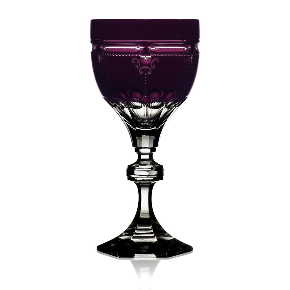 Toulouse Amethyst Water Glass by Varga Crystal 