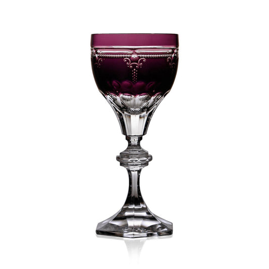 Toulouse Amethyst Wine Glass by Varga Crystal 