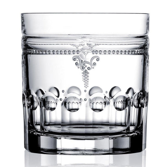 Toulouse Clear Double Old Fashioned Glass by Varga Crystal 