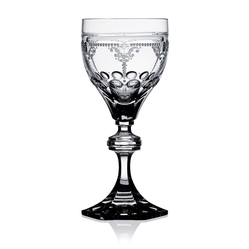 Toulouse Clear Wine Glass by Varga Crystal 