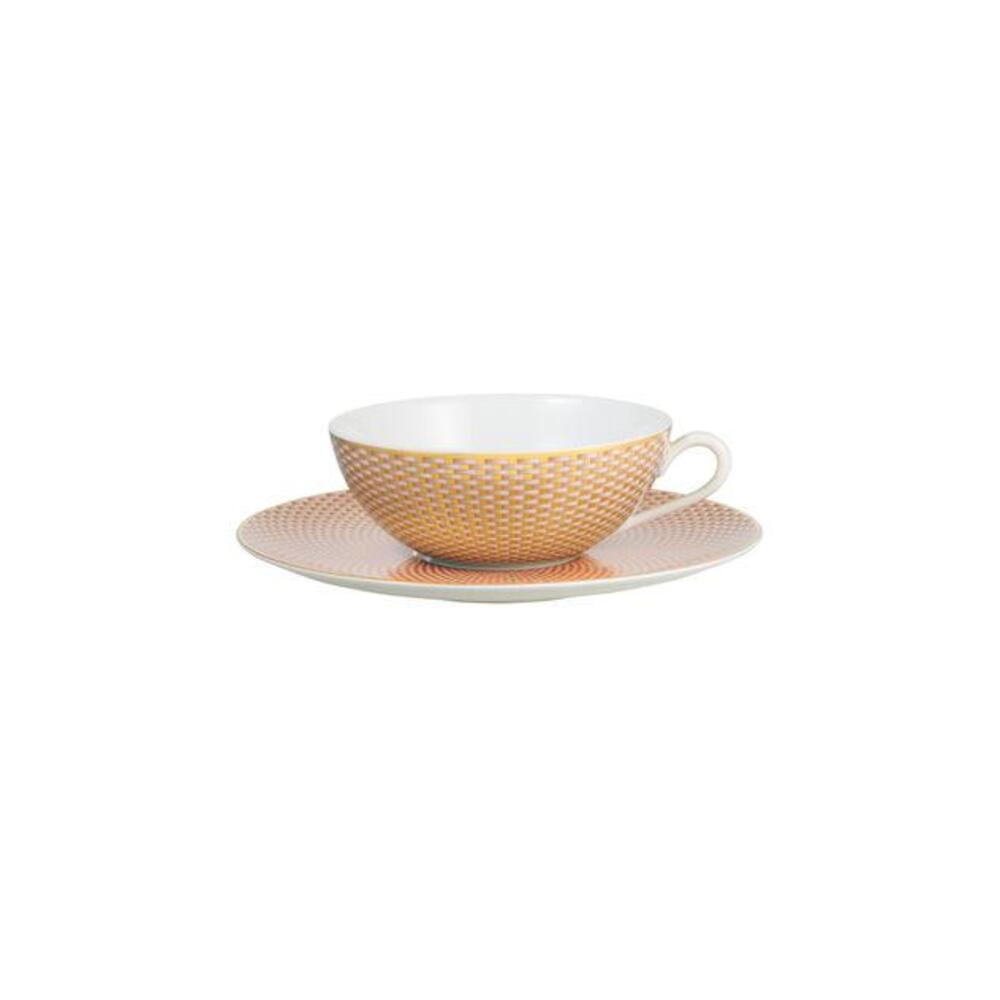 Tresor Beige Cup & Saucer Set by Raynaud 