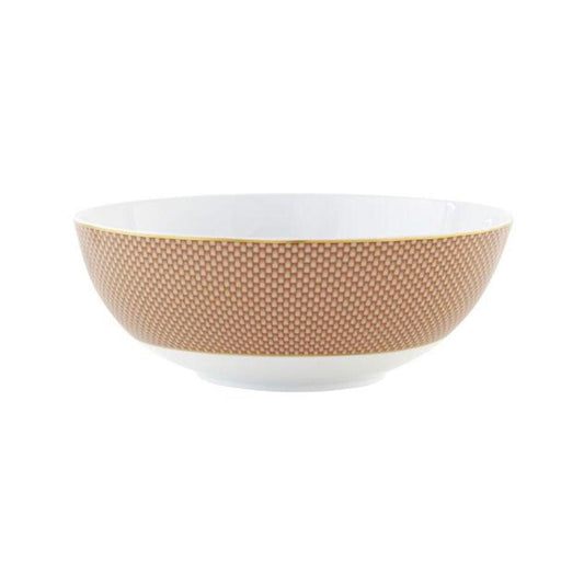 Tresor Beige Salad Bowl by Raynaud 