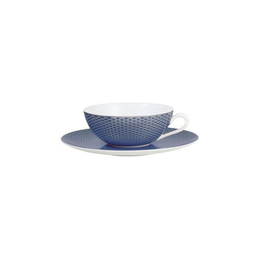 Tresor Blue Cup & Saucer Set by Raynaud 