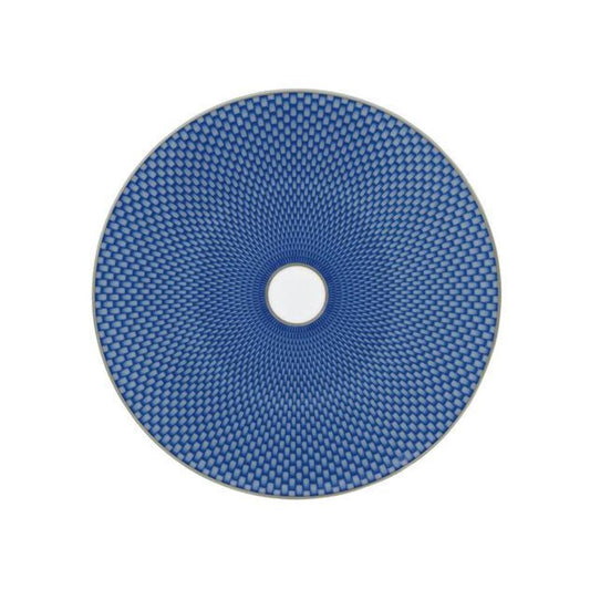 Tresor Blue Dessert Plate by Raynaud 