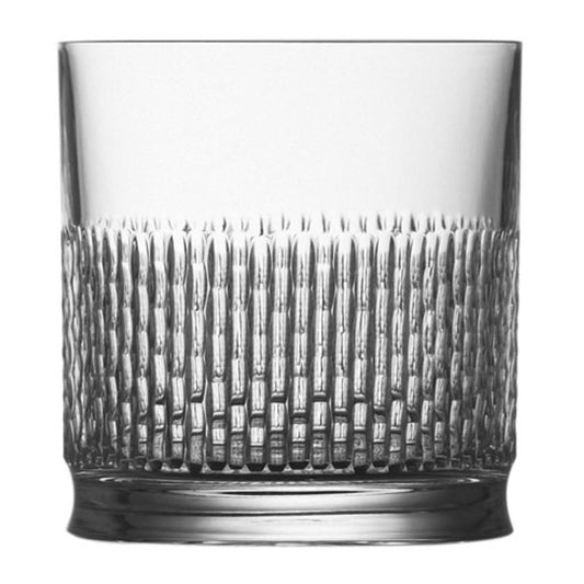 Tresor Clear Double Old Fashioned Glass by Varga Crystal 