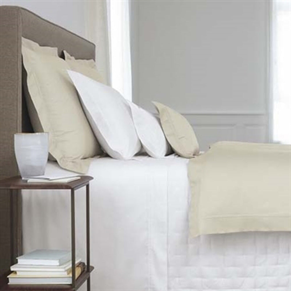 Triomphe Quilted Queen Coverlet Platinum by Yves Delorme