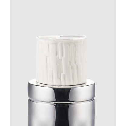 Tundra Cocktail Shaker with White Resin by Mary Jurek Design Additional Image -1