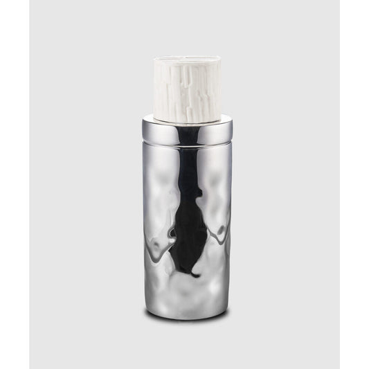 Tundra Cocktail Shaker with White Resin by Mary Jurek Design 