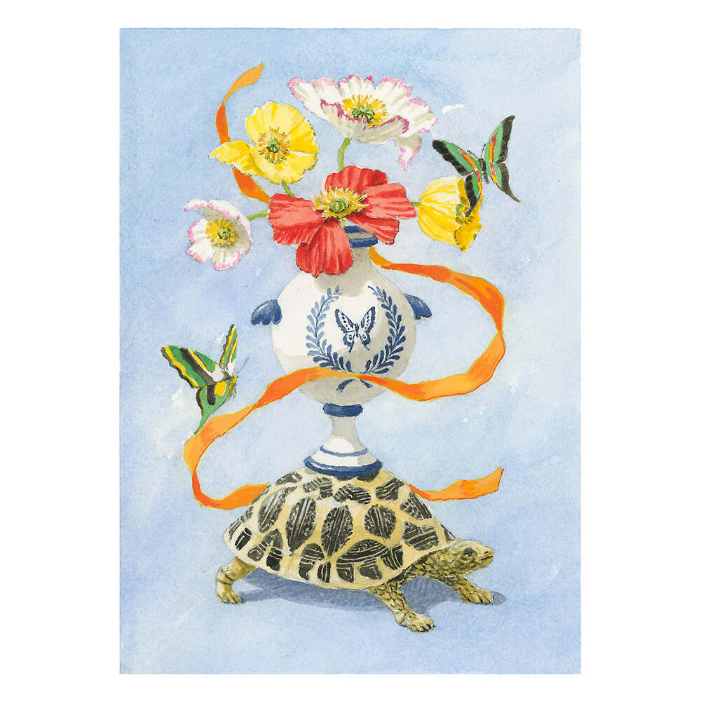 Turtle with Urn - Harrison Howard by Tiger Flower Studio Additional Image -