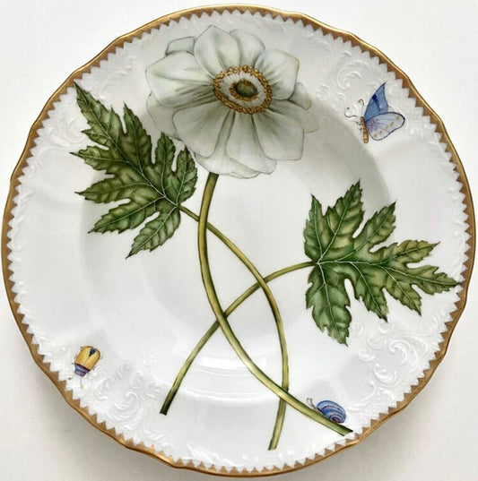 TX16 - Botanical Art Pasta/Soup Plate by Anna Weatherley