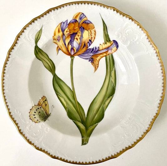 TX17 - Botanical Art Soup/Pasta Plate by Anna Weatherley