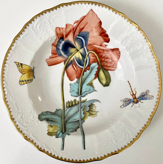 TX18 - Botanical Art Soup/Pasta Plate by Anna Weatherley