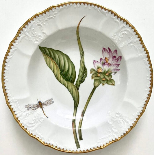 TX7 - Botanical Art Pasta/Soup Plate by Anna Weatherley