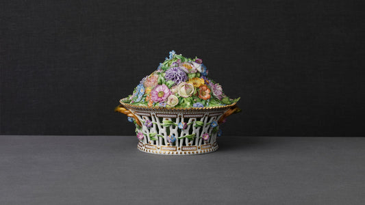 Flora Danica M.P. Flower Basket by Royal Copenhagen