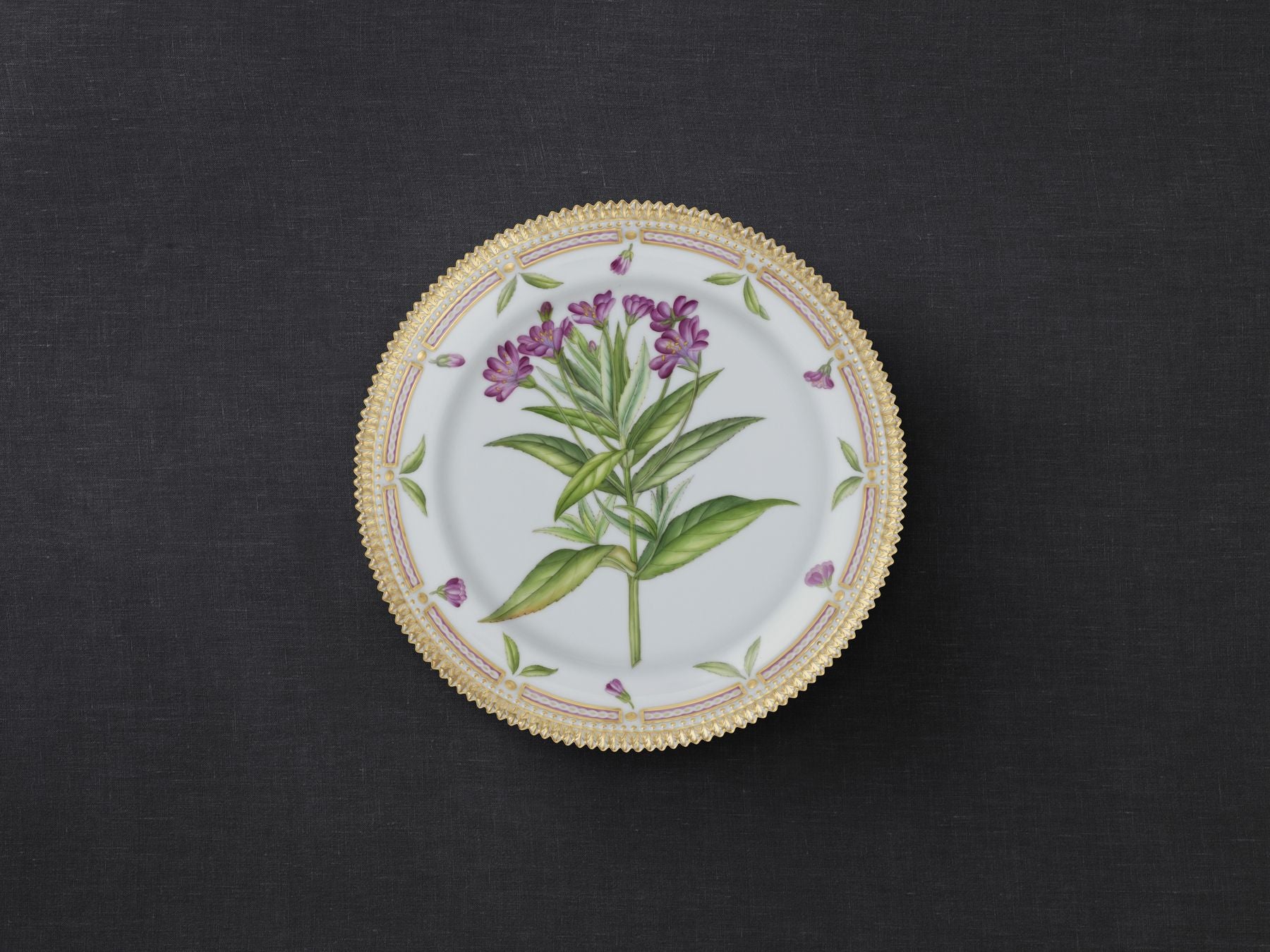 Flora Danica Round Tray by Royal Copenhagen