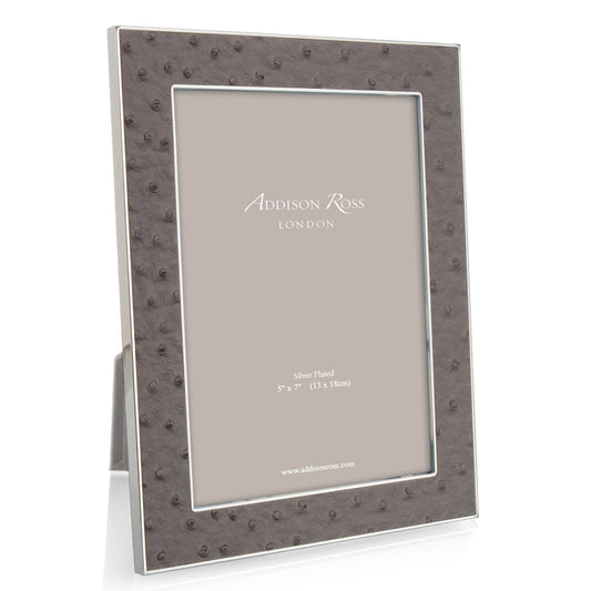 Urban Ostrich & Silver Picture Frame 24mm by Addison Ross