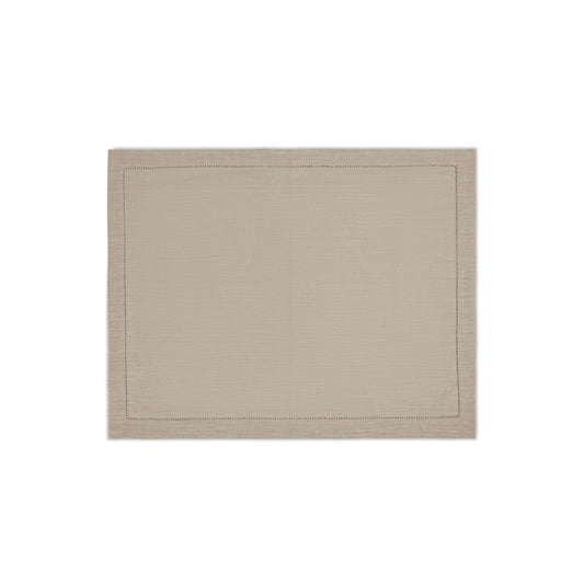 Valentina Hemstitch Placemat set of 4 Oat 