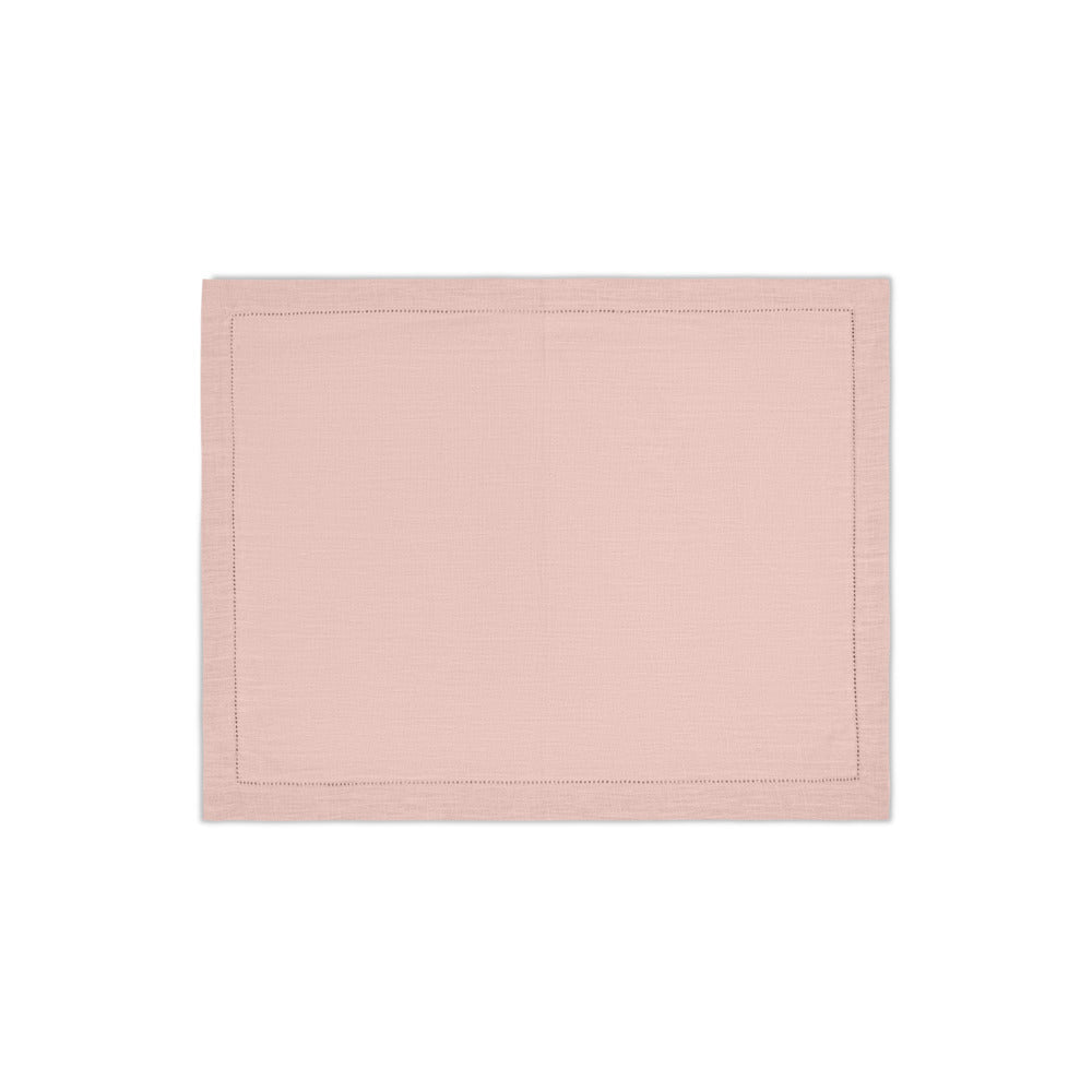 Valentina Hemstitch Placemat set of 4 Pink 