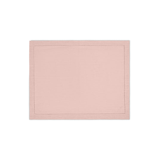 Valentina Hemstitch Placemat set of 4 Pink 