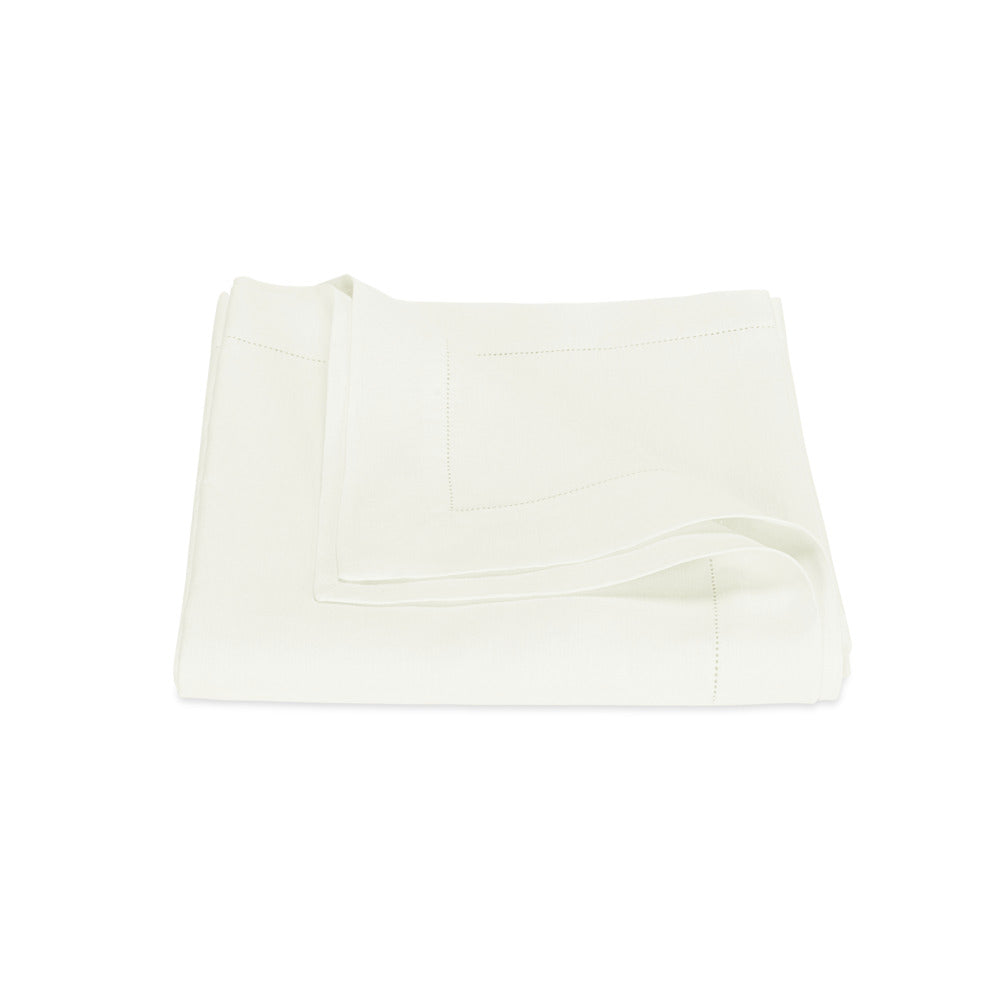 Valentina Hemstitch Tablecloth Ivory 