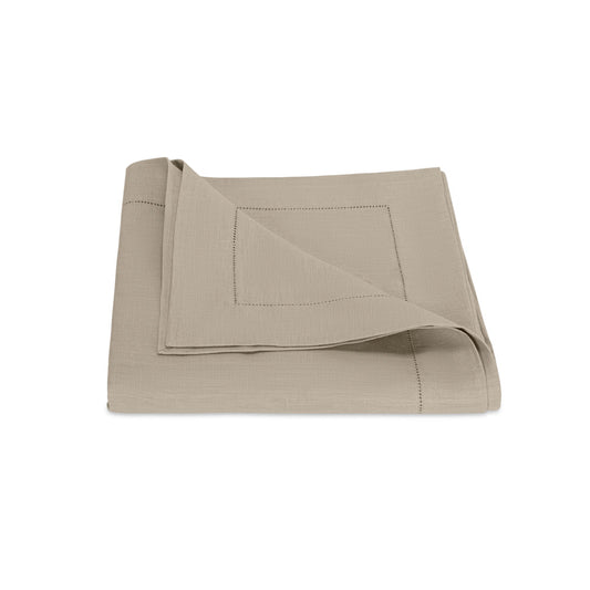 Valentina Hemstitch Tablecloth Oat 