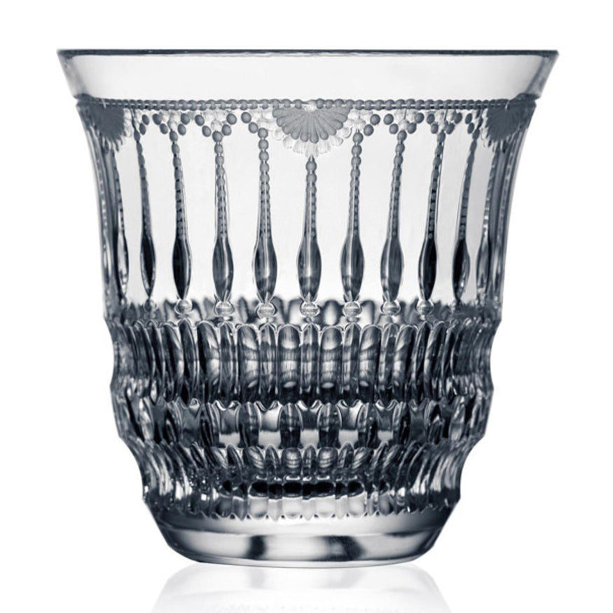 Venice Clear Double Old Fashioned Glass by Varga Crystal 